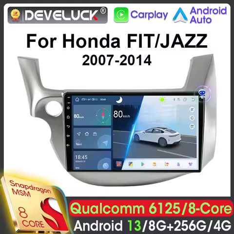 2 Din Android 13 Car Radio Qualcomm SM6125 For Honda FIT JAZZ 2007-2014 Car Intelligent Systems Ster