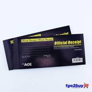 [Uni Ace] Official Receipt / Resit Rasmi 50's x 2Ncr (U-8352)