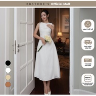 BBSTORE’S Delicate and Luxurious Twisted Chest Long Party Dress - D4265B