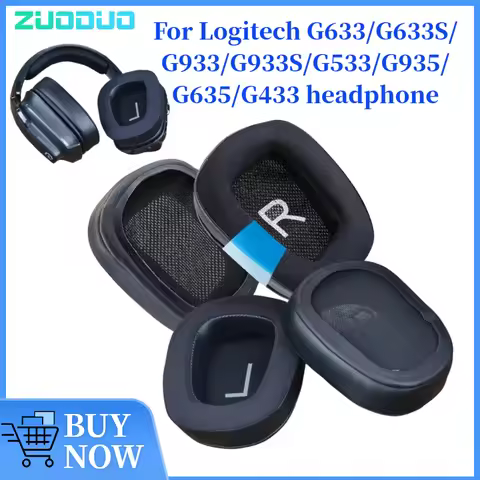 ZUODUO Cooling Gel Ear Pads For Logitech G633/G633S/G933/G933S/G533/G935/G635/G433 Gaming Headphones