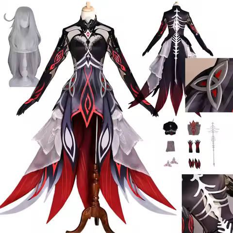 Genshin Impact Ronova Cosplay Costume Wig Uniform