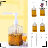YRBWDYZDH Syrup Drip Dispenser, with Scale 5/8/10CC Coffee Syrup Press Bottle,  1600ml Large Capacit