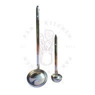 Irus Bakso Soup Spoon/ Hook Long Ice Spoon Stainless Soup Ladle Meatball Ladle/ 2 oz, 6 oz, 8 oz, 10