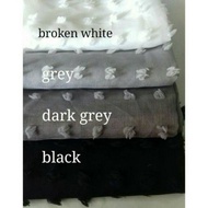 MERAH VITRASE CURTAINS WHITE, GREY, PINK, RED, BROWN, MINIMALIST WINDOW CURTAINS, THIN CURTAINS, INT