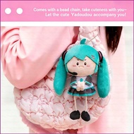 SY2 Hatsune Miku Kagamine Rin Kagamine Len Plushie Cute Bean Sprout Shape Plush Bag Charm with Badge