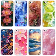 Casing for iphone 4 4s 5 5s se 2016 Silicone Soft Case TPU Print Phone Cover