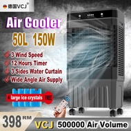 【5 Year Warranty】VCJ Air Cooler 50L Portable Air Conditioner Fan 150W Fast Cooling Remote Control Air Cooler Aircond Air Cooling Fan Kipas Angin Sejuk
