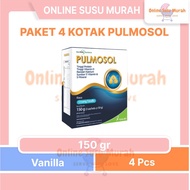PULMOSOL PACKAGE 4 CITY VANILLA 150 GR EXP DES 2025 ADULT MILK 150GR SSKD
