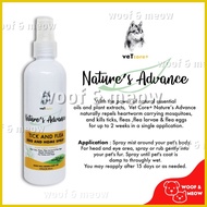 ┇ ✿ ❤ Vet Core Plus Nature's Advance Tick and Flea Spray & Dog Soap Vetcore+