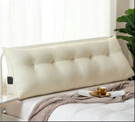 懶人沙發床上背墊全新床頭靠墊大靠背簡約床墊護腰咕𠱸 cushion bed pad big pillow 枕頭 包送貨