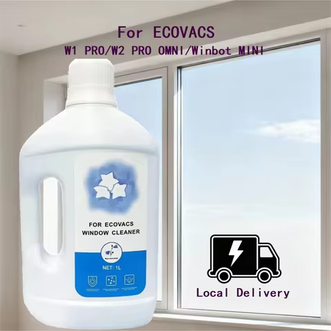 Winbot Cleaning Solution, Window Cleaning Liquid Compatible with ECOVACS Winbot W2 PRO Omni/W2 Omni/
