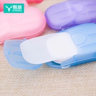 Soap Tablets Portable Mini Children's Hand Wash Tablets Outdoor Travel Disposable Soap Paper Hygieni