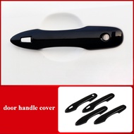 Toyota Corolla Cross XG10 2020-2024ที่จับประตูฝาครอบที่กันชามแต่งขอบสีดำมันวาว