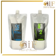 QS Beauty (3D35ES + 3D36) Gold Series Rebonding Cream Speedy Types No. 1 + Rebonding Neutralizer Cre
