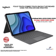 Logitech Combo Touch Folio Touch Backlit keyboard case with trackpad for iPad Pro and iPad Air 4th Gen