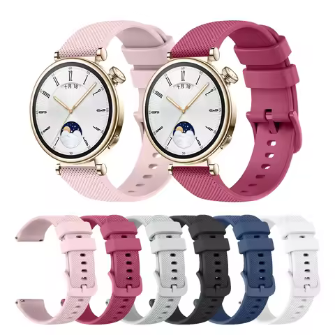 18mm Soft Silicone Strap For Huawei Watch GT 4 41mm Band Sport Breathable Watch Band For Huawei Watc
