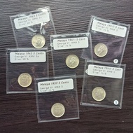 1939-1943 Malaya 5 Cents - George VI