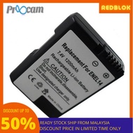 Proocam Nikon EN-EL14 Compatible Battery for D3100 D3200 D5100 D5300 D5500