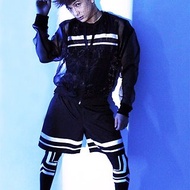 台灣 設計師品牌 男裝 前衛 時尚 流行 設計 印花 黑色 萊卡 內搭褲