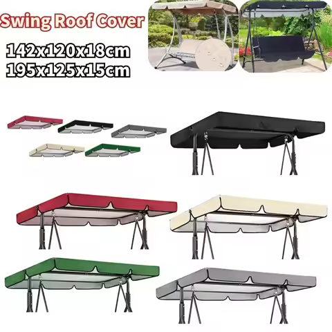 Outdoor Swing Chair Awning Garden Waterproof Swing Canopy Roof Cover Outdoor Garden Swing Chair Cano