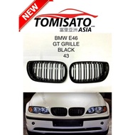BMW E46 LCI 325i 3 SERIES GT 2 LINE FULL BLACK GRILLE