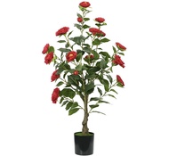 ต้นกุหลาบ ต้นไม้ปลอมแต่งบ้าน สีสดสวยเหมือนจริง  ต้นไม้มินิมอล( พร้อมส่ง) Plant-RSS