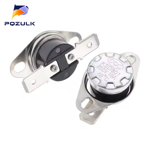 Bimetal thermostat KSD301 10A 250V 0C~350C Temperature Switch Thermal Control 95C 105C 125C 135C 145