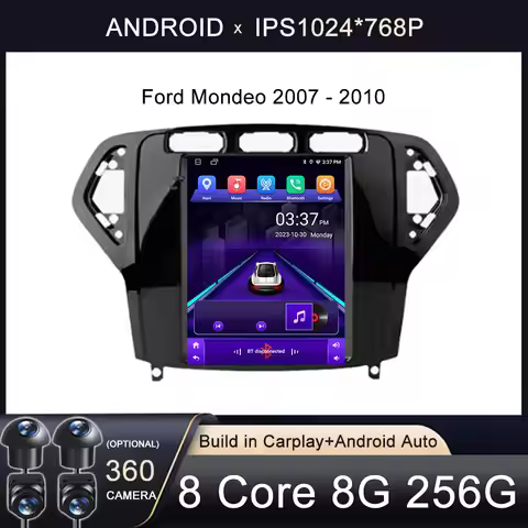 9.7 '' For Ford Mondeo 2007 - 2010 Android 15 Car Video Player Navigation Multimedia Automotiva Wire
