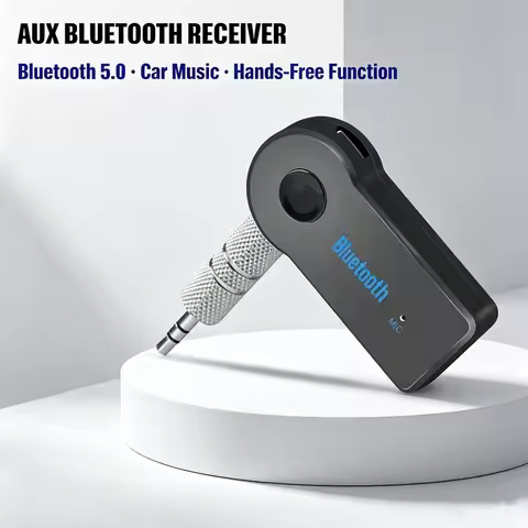 2 in 1 Wireless Bluetooth 5.0 Receiver Transmitter Adapter 3.5mm Jack For Car Music Audio Aux A2dp H