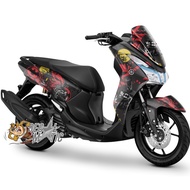 Decal Full body sticker Variation Yamaha Lexi 125 B4tman Motorcycle
