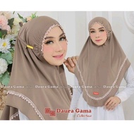 SABRINA Daura Gama Instant Hijab, Jersey Ballerina Hijab, Non-Padded Hijab
