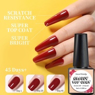 8ML  Gel Top Coat Matte Base Coat Set, Gel Nail Polish No Wipe Gel Base And Top Coat, Clear Top Coat