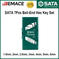 SATA 7Pcs Ball-End Hex Key Set Home Disassembly Tools Repair Tool Kit