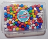 COKLAT DELFI CHOCO BALL BOX TOPLES POUNCH / KAPSUL COKELAT / PURPLE BALL / RAINBOW CHOCO BALL