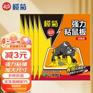 榄菊超强力粘鼠板5片老鼠贴抓老鼠捕鼠胶贴 加厚加黏