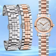 For Chopard Happy Diamonds Series Women's Steel Watchband 15 18mm Original Style Exquisite Stainless