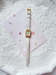 Nina Ricci 方形貝殼錶盤手錶