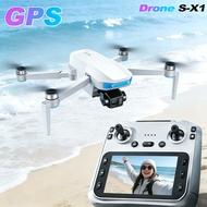 GPS Drone SX-1: 3 - Axis Gimbal, 5KM Flight, 30Min Endurance, GPS Return, 5G Screen Remote Control