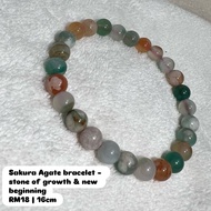 Sakura Agate Bracelet