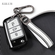 TPU Car Keychain Case Cover For VW Volkswagen Golf 7 MK7 Tiguan MK2 For SEAT Ateca Leon FR 2 Ibiza F