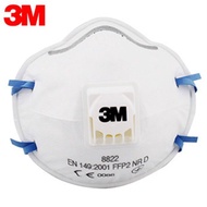 3M 8822 Disposable Respirator, FFP2, Valved, 8822