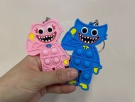 現貨NEW🔴🔵HUGGY WUGGY PUSH POP BUBBLE POT IT 解壓泡泡鎖匙扣  POPPY PLAYTIME PROJECT PLAYTIME DOLL玩偶 毛公仔 波比玩具