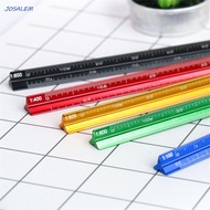 JOSALEM Triangular Scale Ruler, Aluminum Alloy Multi-function Measuring Ruler, Students Technical 15