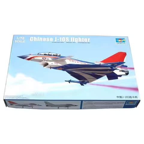 Trumpeter 01644 1/72 PLAAF J10 J-10 J-10S Fighter Aircraft Military Plastic Assembly Model Handcraft