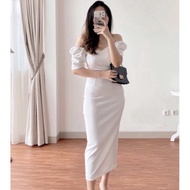 Fanny Dress || Korean Dress || Midi Dress || Bodycone Dress || Casual