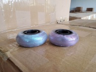 Cũ Một Giày Trượt Patin Đầy Sao Bánh Xe Hoa Dẹt Bánh Xe Trượt Patin Giày Trượt Patin 70/68/64/62mm B