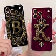 Casing For iPhone 17 Pro A3256 A3523 / iPhone 17 Pro Max A3526 A3257 Case New Retro Initial Letter S