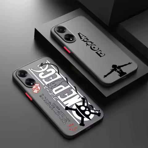Trend One Piece Luffy Zoro Frosted Translucent For OPPO X5 X3 A54S A5 A94 A16 A53S A57 A74 A72 A96 A