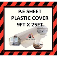 Plastic Cover Sheet  P.E Sheet Paint Floor Cover Sheet Wall Furniture Cover Packing Plastik Alas Lan