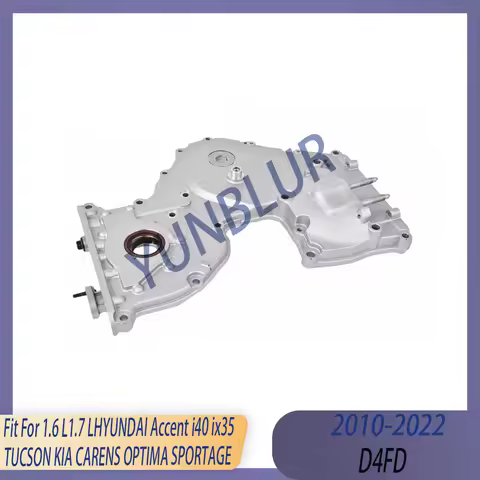 Engine Part Timing Chain & Oil Pump Cover Fit 1.6 1.7 L D4FD 10-22 For HYUNDAI Accent i40 ix35 TUCSO